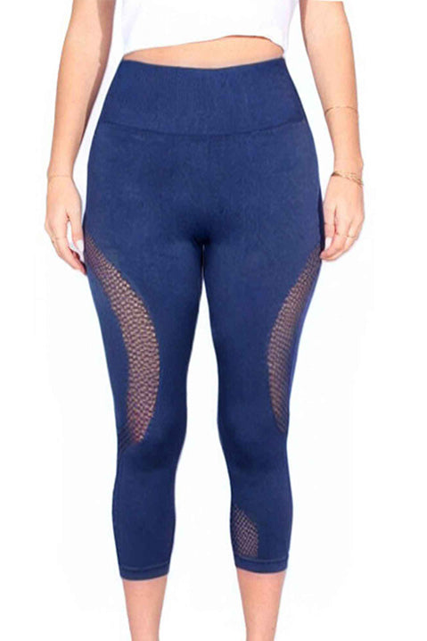 Women's High Waisted Simple Cutout Activewear Legging