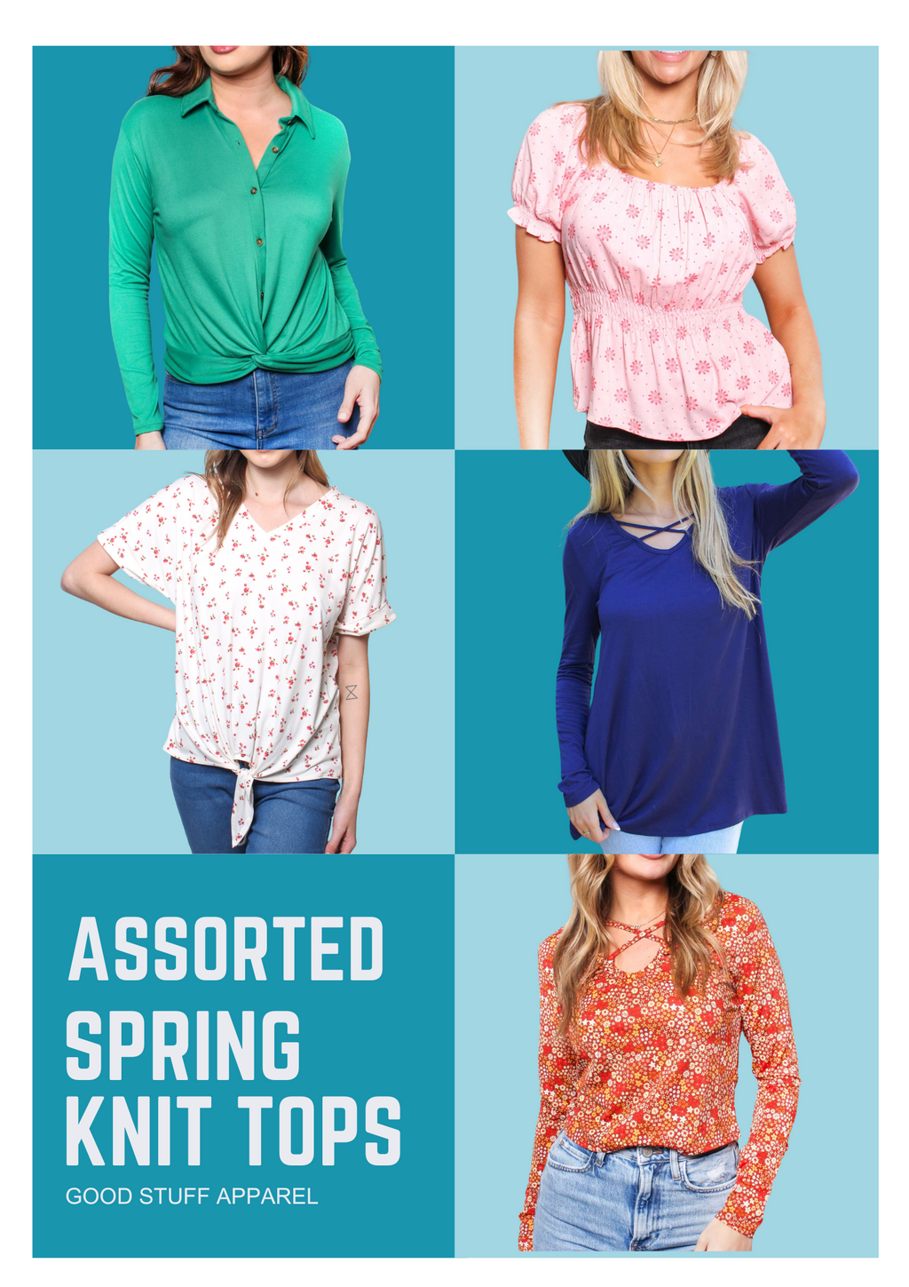 ASSORTED Spring Knit Tops