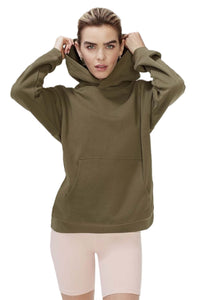 Women's Long Sleeve Fleece Perfect Pullover Hoodie