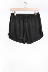 Women's Drawstring Waist Rib Knit Shorts