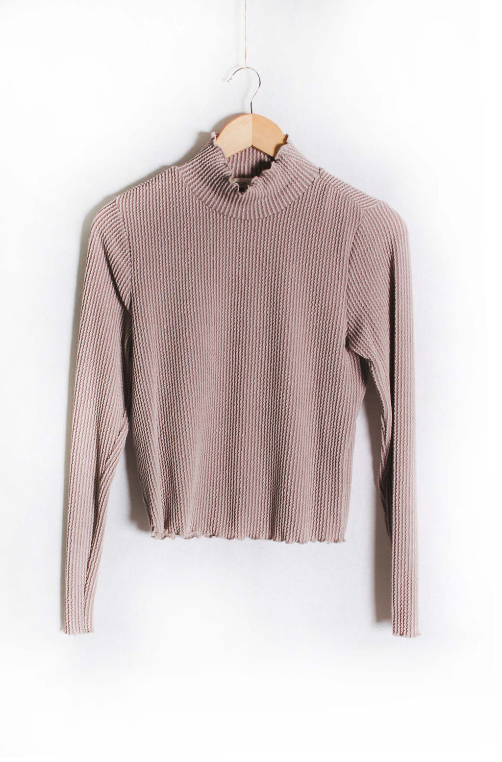 Women's Long Sleeve Turtleneck Knitted Sweater