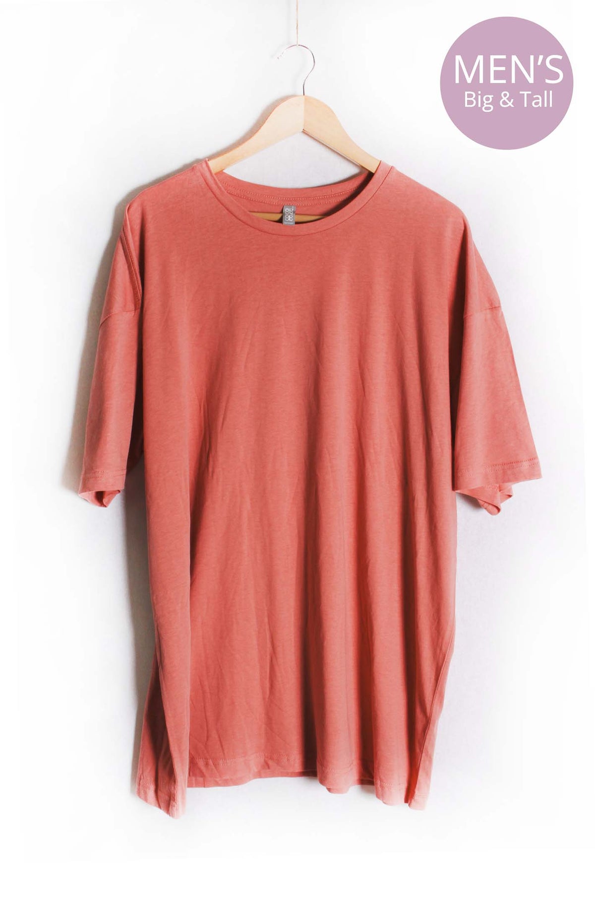 Men's Big & Tall Short Sleeve Crewneck Solid Top