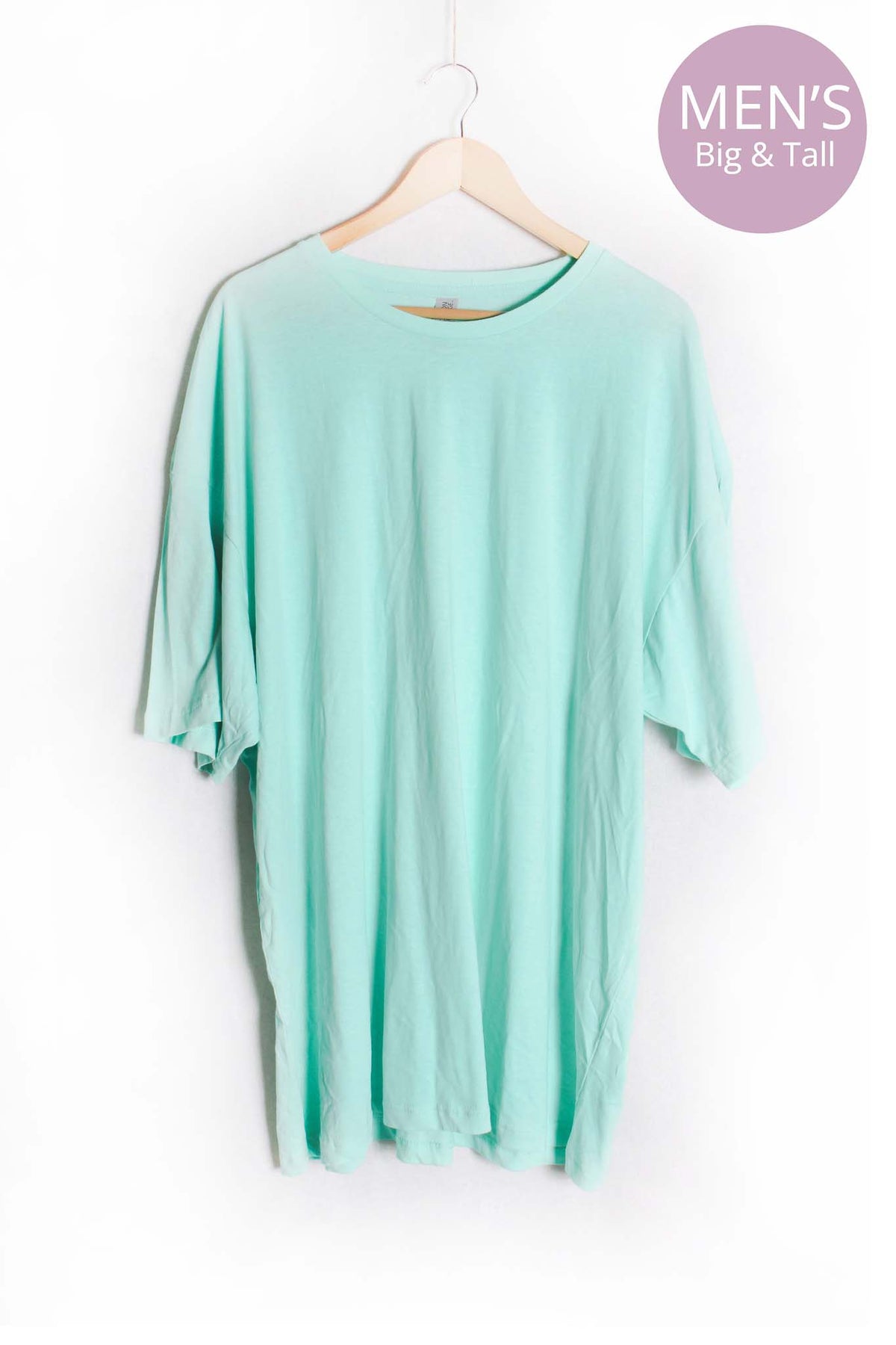 Men's Big & Tall Short Sleeve Crewneck Solid Top