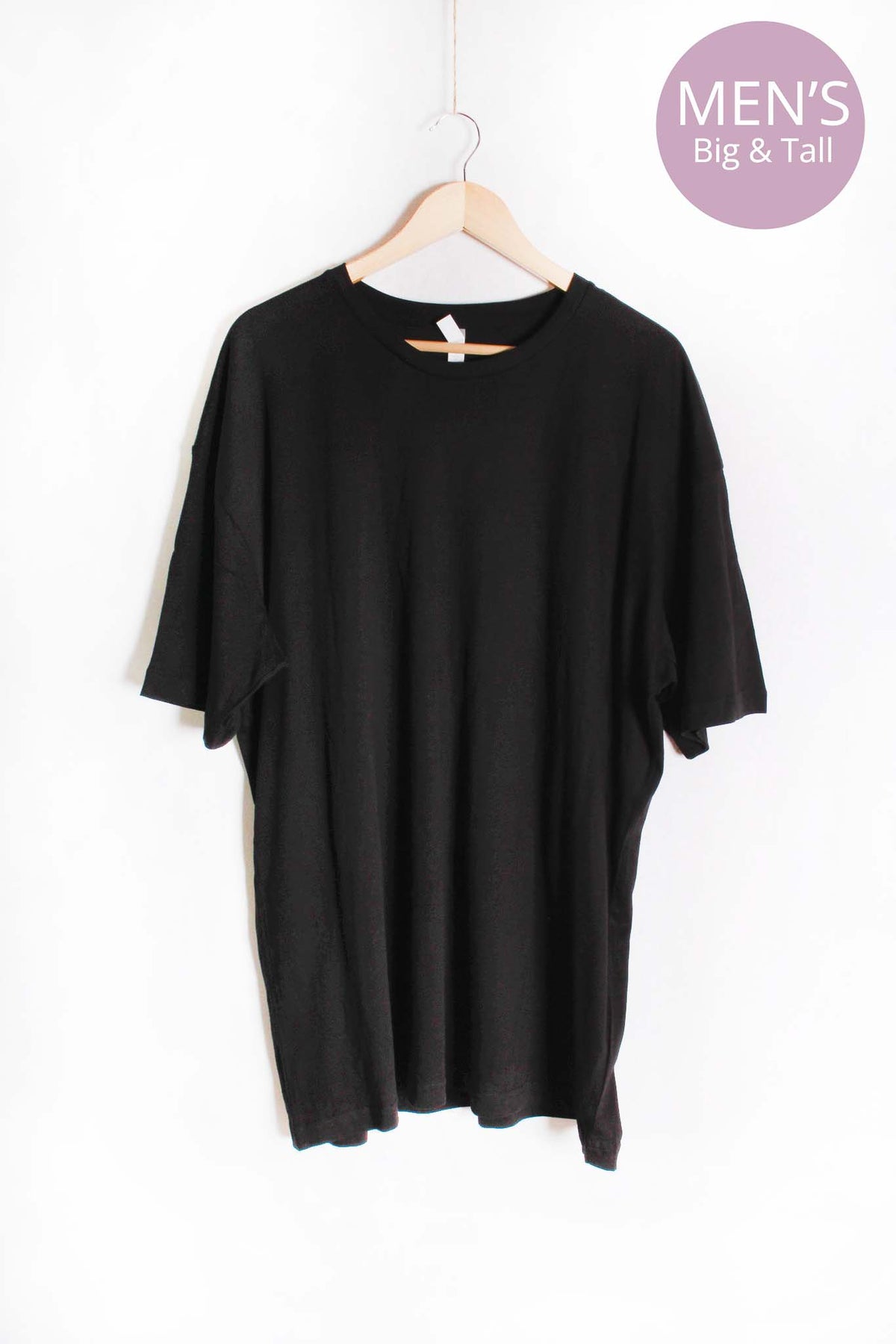 Men's Big & Tall Short Sleeve Crewneck Solid Top