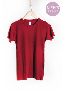 Men's Big & Tall Short Sleeve Crewneck Solid Top