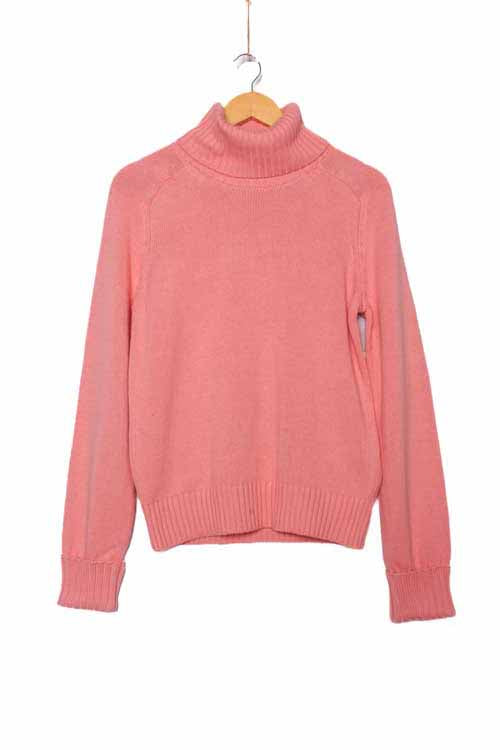 Women's Turtleneck Long Sleeves Cable Knit Pullover Sweater
