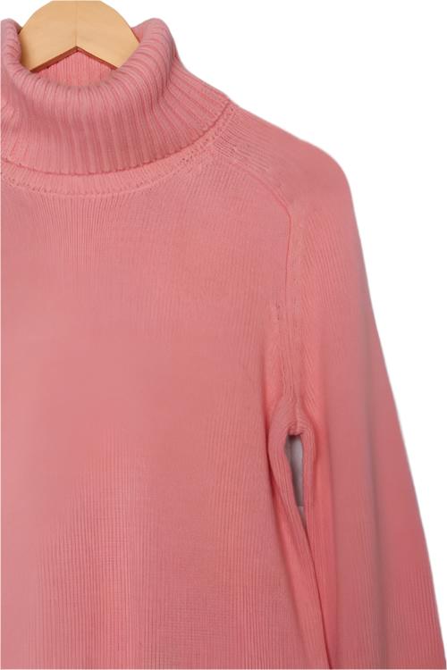 Women's Turtleneck Long Sleeves Cable Knit Pullover Sweater