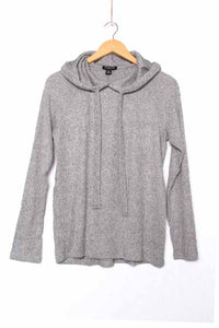 Women's Long Sleeve Ribbed Hoodie Pullover Sweater