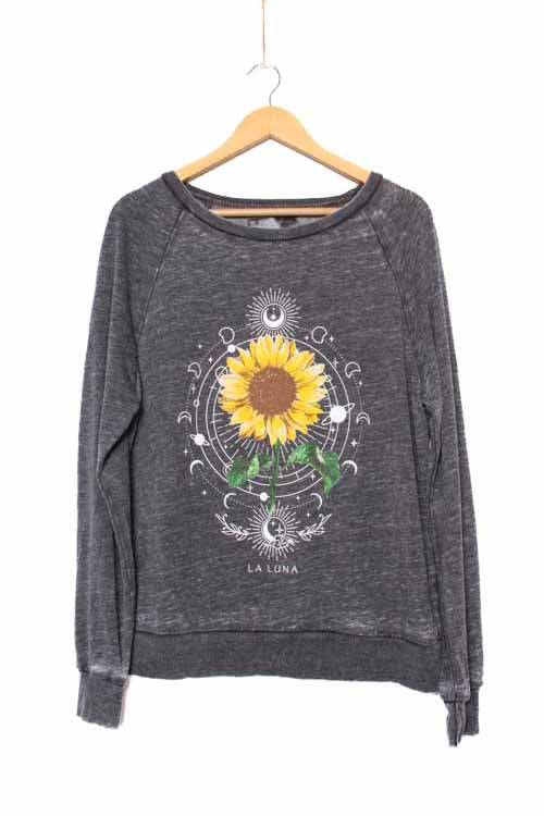 Women's Long Sleeve 'La Luna' Graphic Sweatshirt