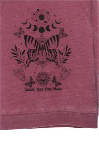 Women's Long Sleeve 'Create Your Own Magic' Graphic Sweatshirt