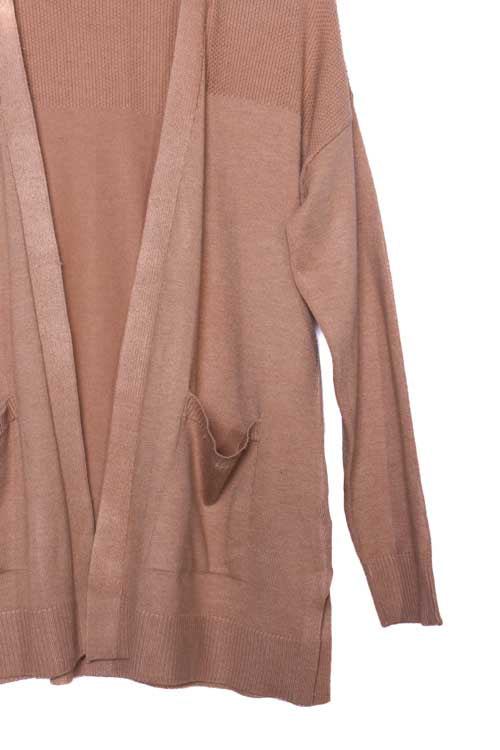 Women's Long Sleeve Open Front Lightweight Knit Cardigan