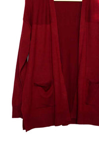 Women's Long Sleeve Open Front Lightweight Knit Cardigan