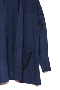 Women's Plus Long Sleeve Open Front Lightweight Knit Cardigan