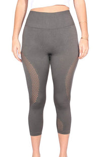 Women's High Waisted Simple Cutout Activewear Legging