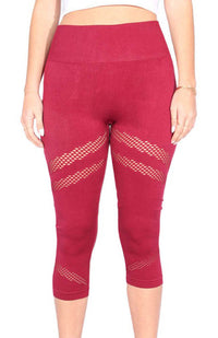 Women's High Waisted Simple Cutout Activewear Legging