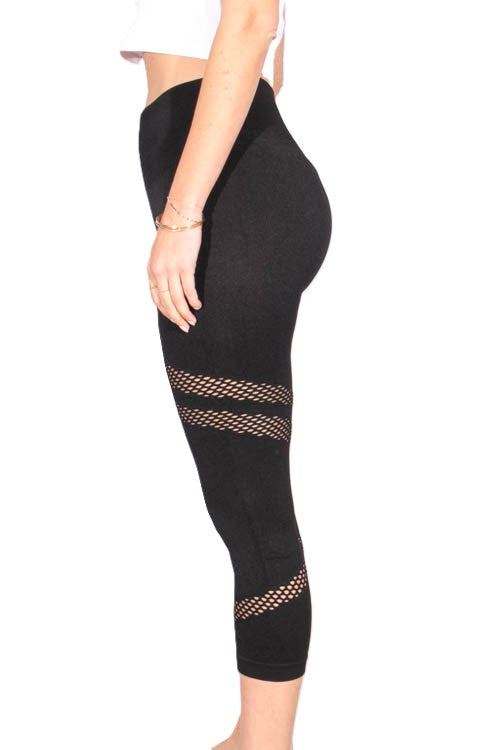 Women's High Waisted Simple Cutout Activewear Legging