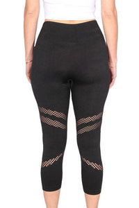Women's High Waisted Simple Cutout Activewear Legging