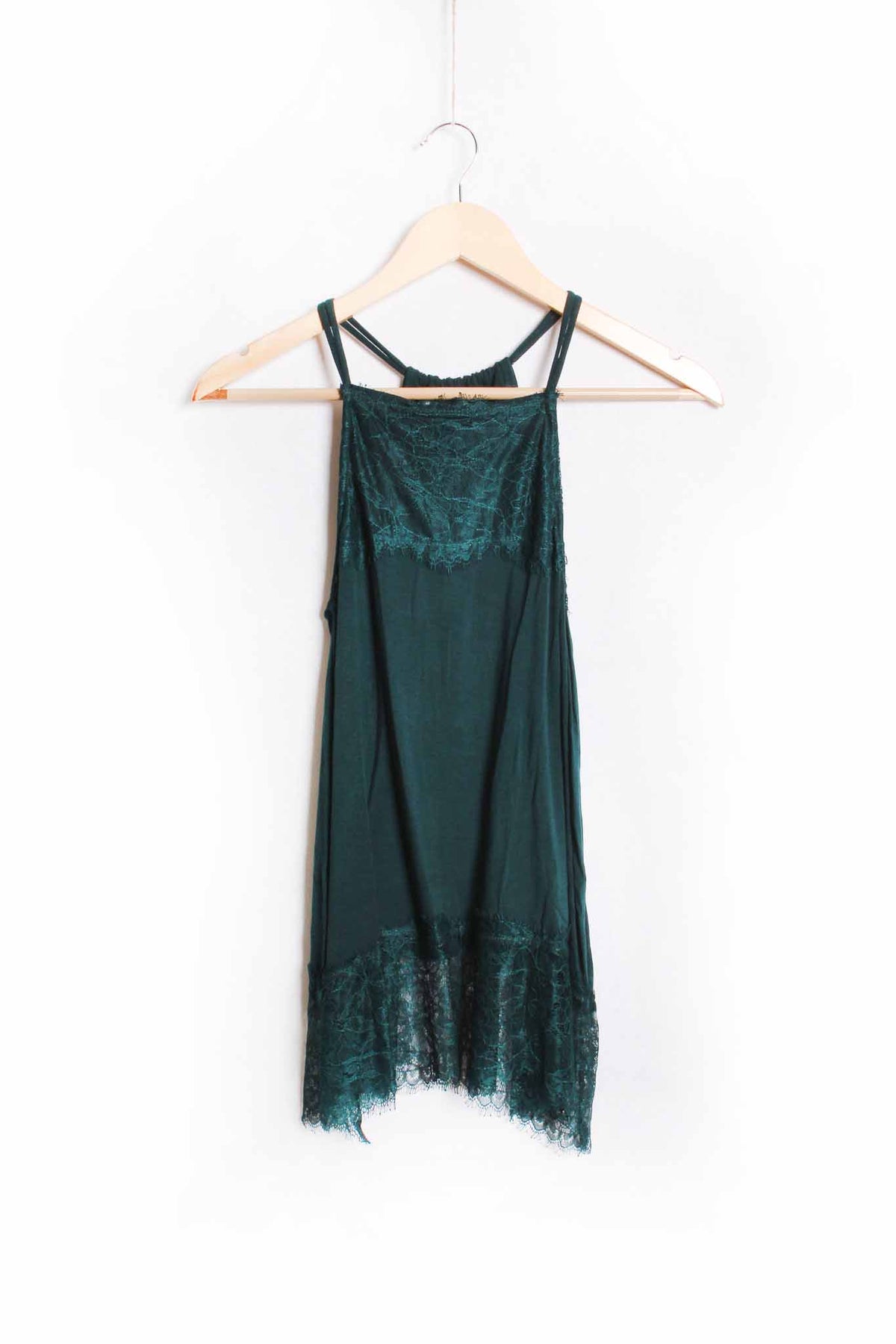 Women's Sleeveless Spaghetti Strap Lace Top