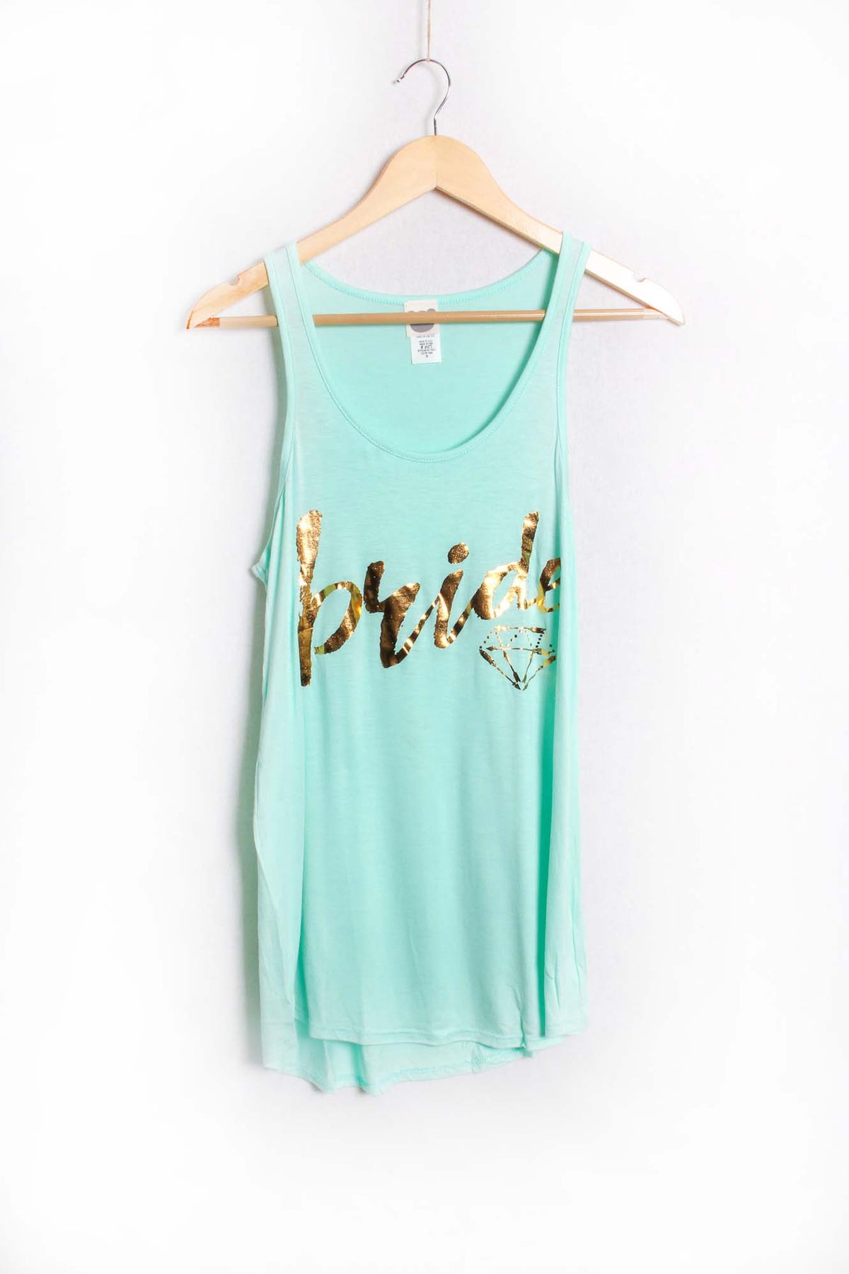 Women's Sleeveless Scoop Neck ' BRIDE ' Print Top