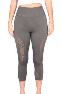 Women's High Waisted Simple Cutout Activewear Legging