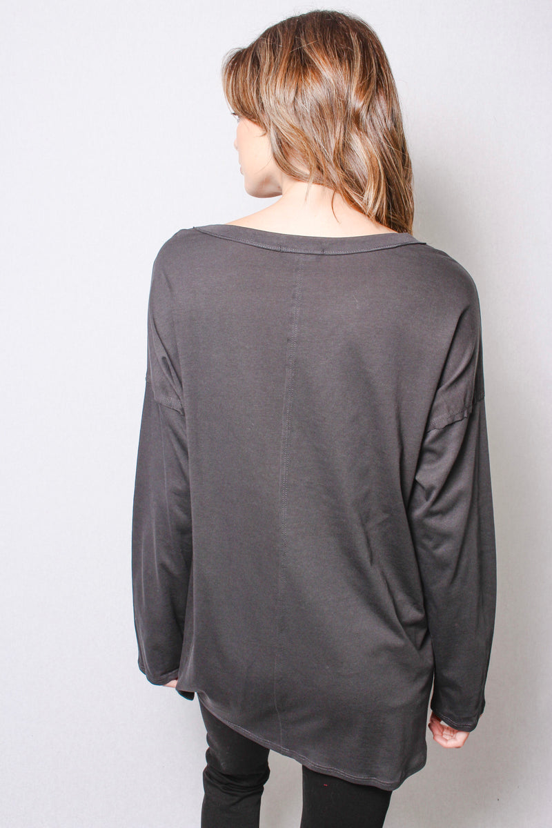 Women's Long Sleeve Round Neck Loose Fit Top