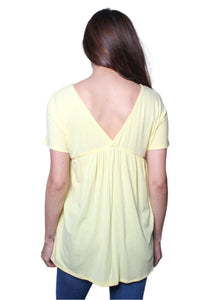 Women's V-Neck Baby Doll Top
