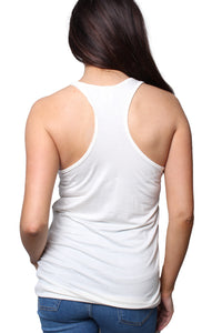 Women's Sleeveless Scoop Neck Racer Back Tank Top