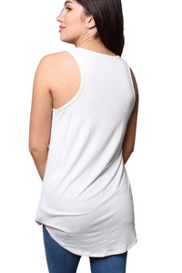 Women's Sleeveless Scoop Neck Tank Top