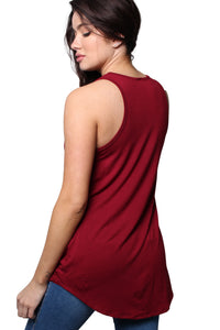Women's Sleeveless Scoop Neck Tank Top