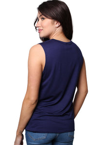 Women's Sleeveless Crew Neck Basic Tank Top