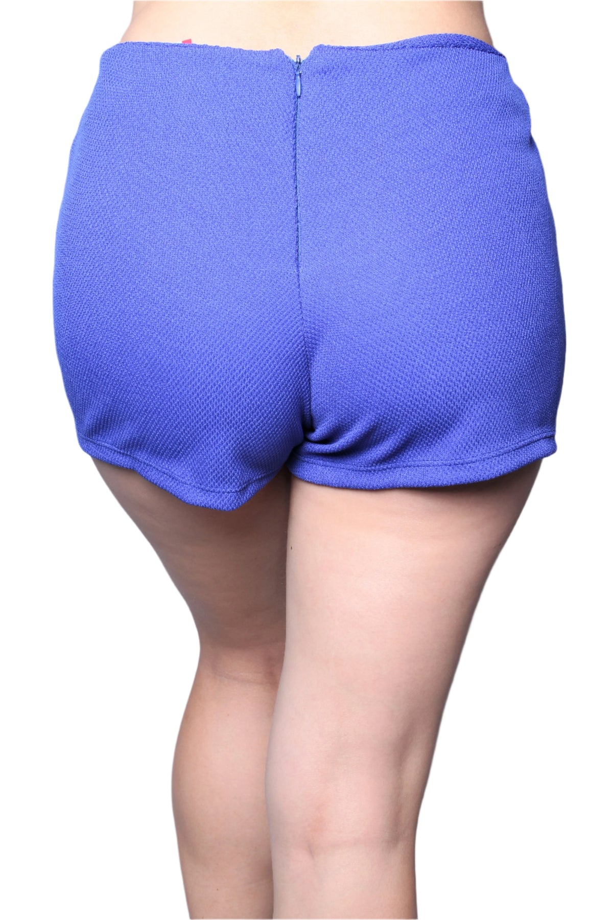 Women's High Waist Solid Mini Shorts