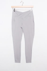 Women's Crossover High Waisted Side Pocket Legging
