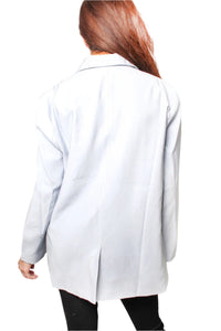 Women's Solid Long Sleeve Blazer