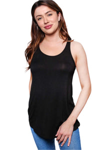 Women's Sleeveless Scoop Neck Tank Top