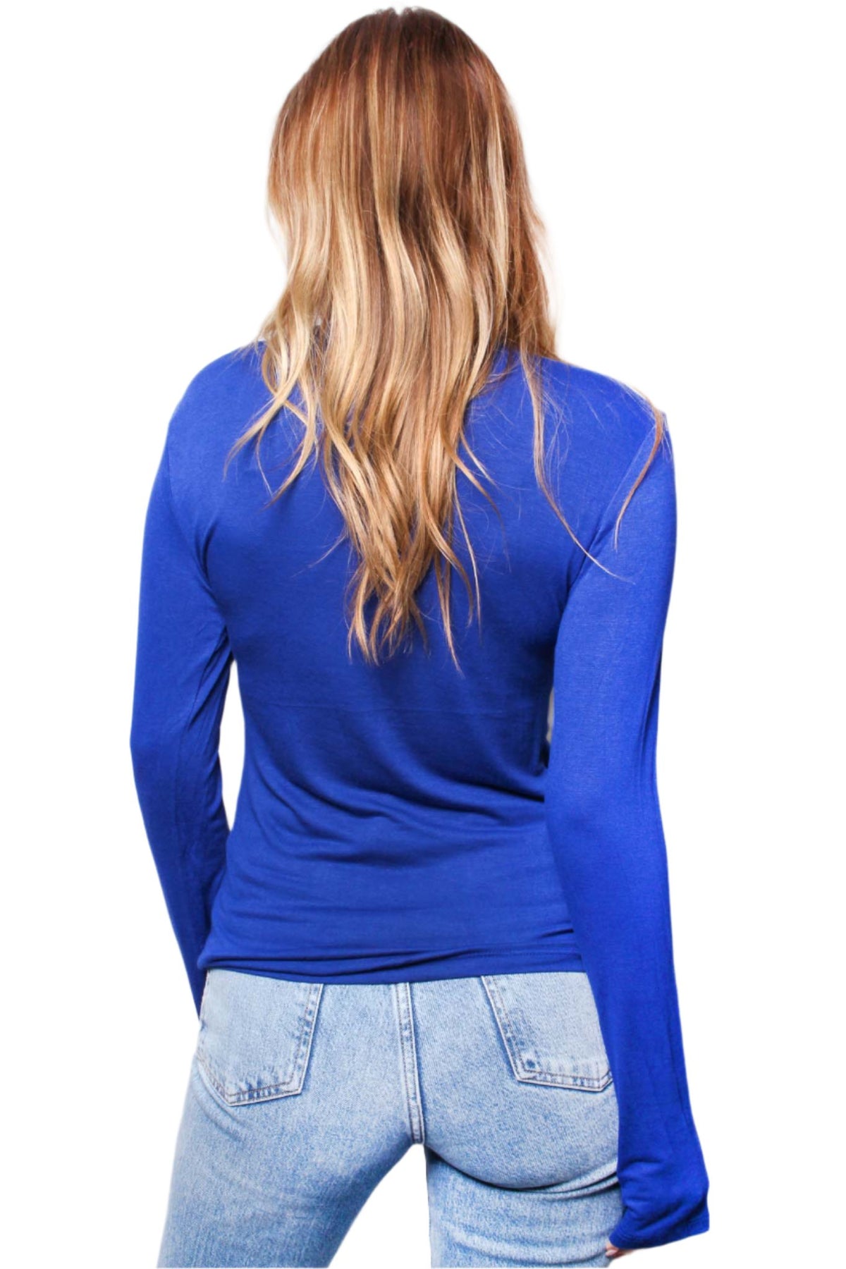 Women's Long Sleeve Turtleneck Basic Top