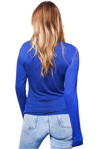 Women's Long Sleeve Turtleneck Basic Top