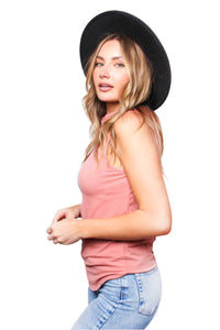 Women's Sleeveless Ribbed Turtleneck