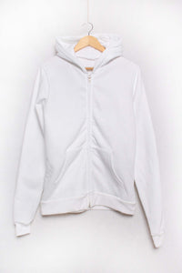 Women's Long Sleeves Double Pocket Zip Up Hoodie Jacket