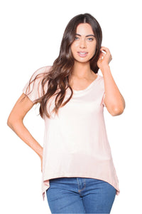Women's Round Neck Short Sleeves Casual T-Shirt