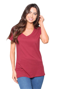 Women's V Neck Short Sleeve T-Shirt