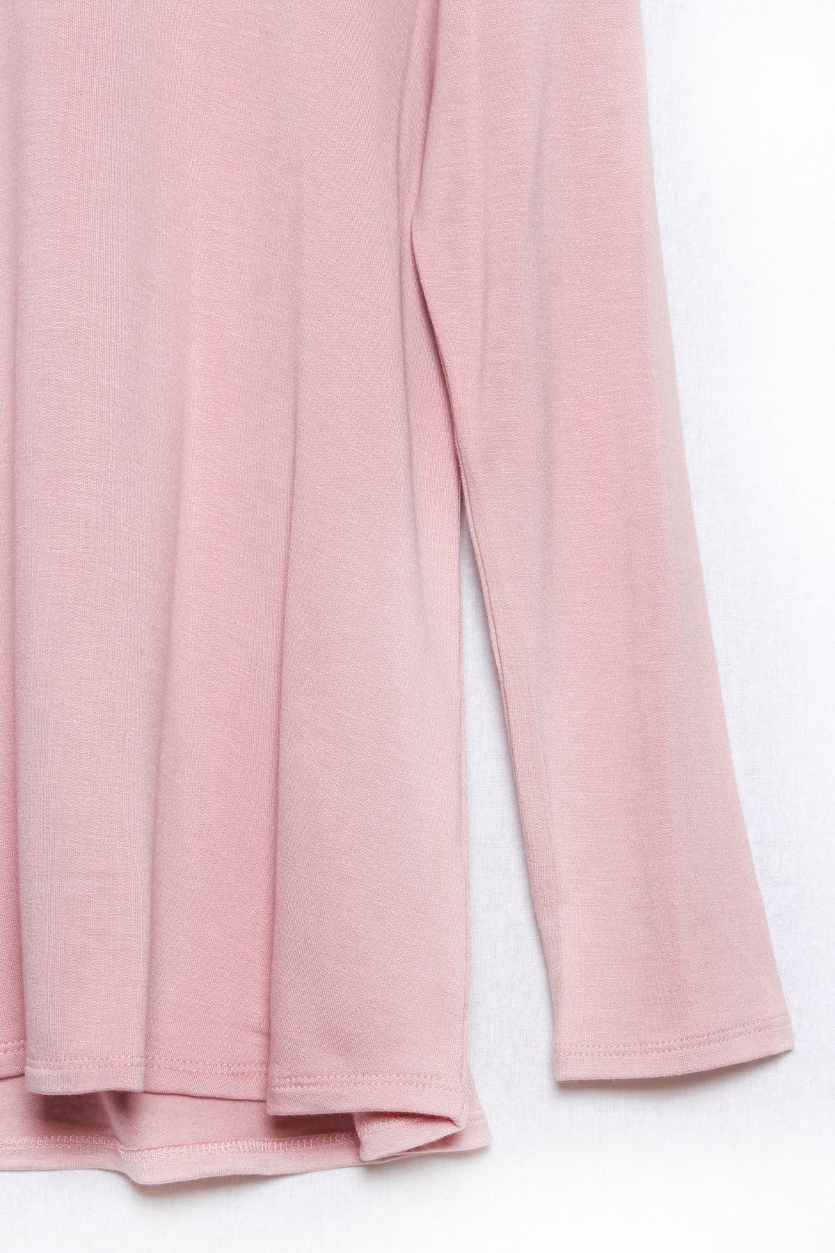 Women's Long Sleeve Round Neck Solid Top