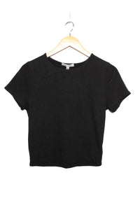 Women's Short Sleeve Round Neck Solid Top