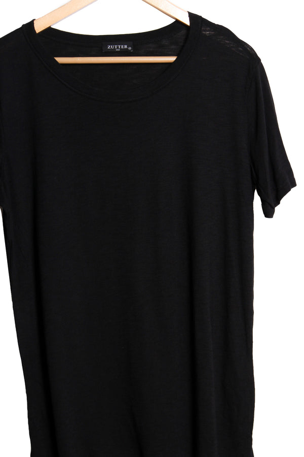 Women's Short Sleeve Scoop Neck Solid Top