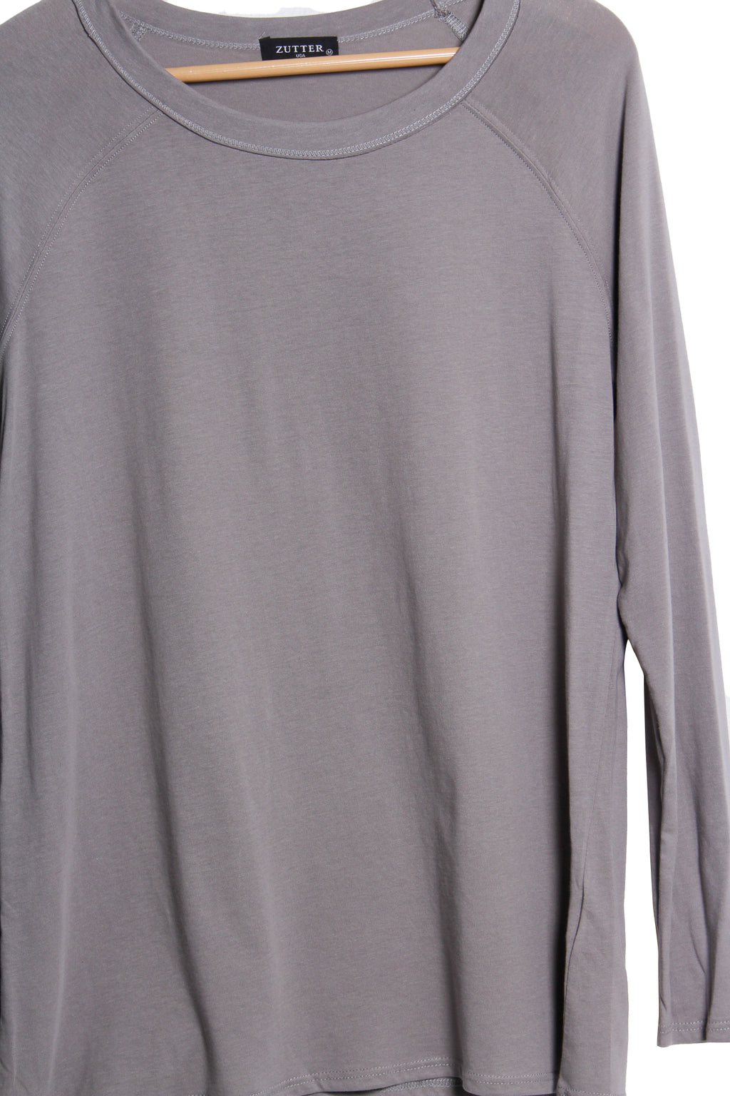 Women's Long Sleeve Scoop Neck Solid Sweatshirt