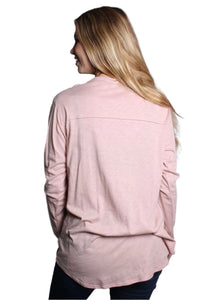 Women's Long Sleeve Round Neck Solid Top