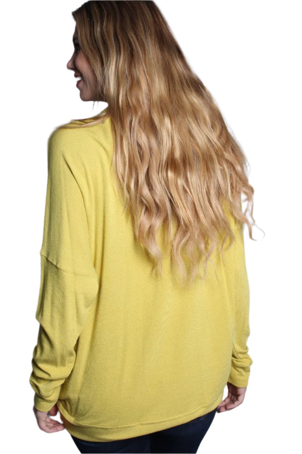 Women's Long Sleeve Loose Fit Solid Top