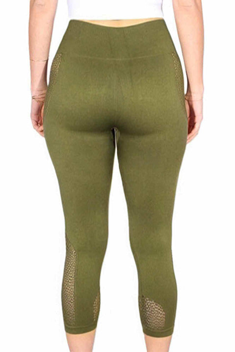 Women's High Waisted Simple Cutout Activewear Legging