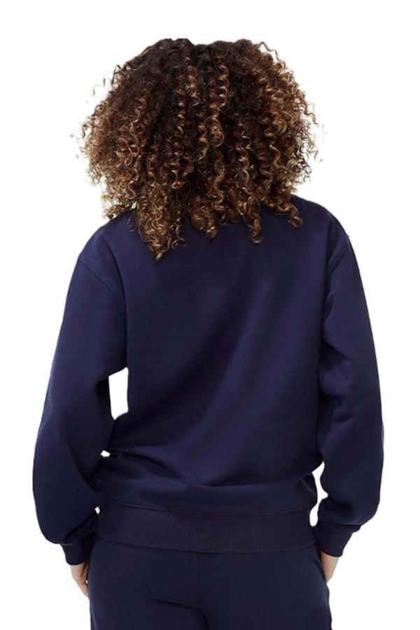 Women's Long Sleeve Crewneck Fleece Pullover Sweatshirt