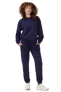 Women's Long Sleeves Fleece Perfect Crewneck & Sweatpants Set