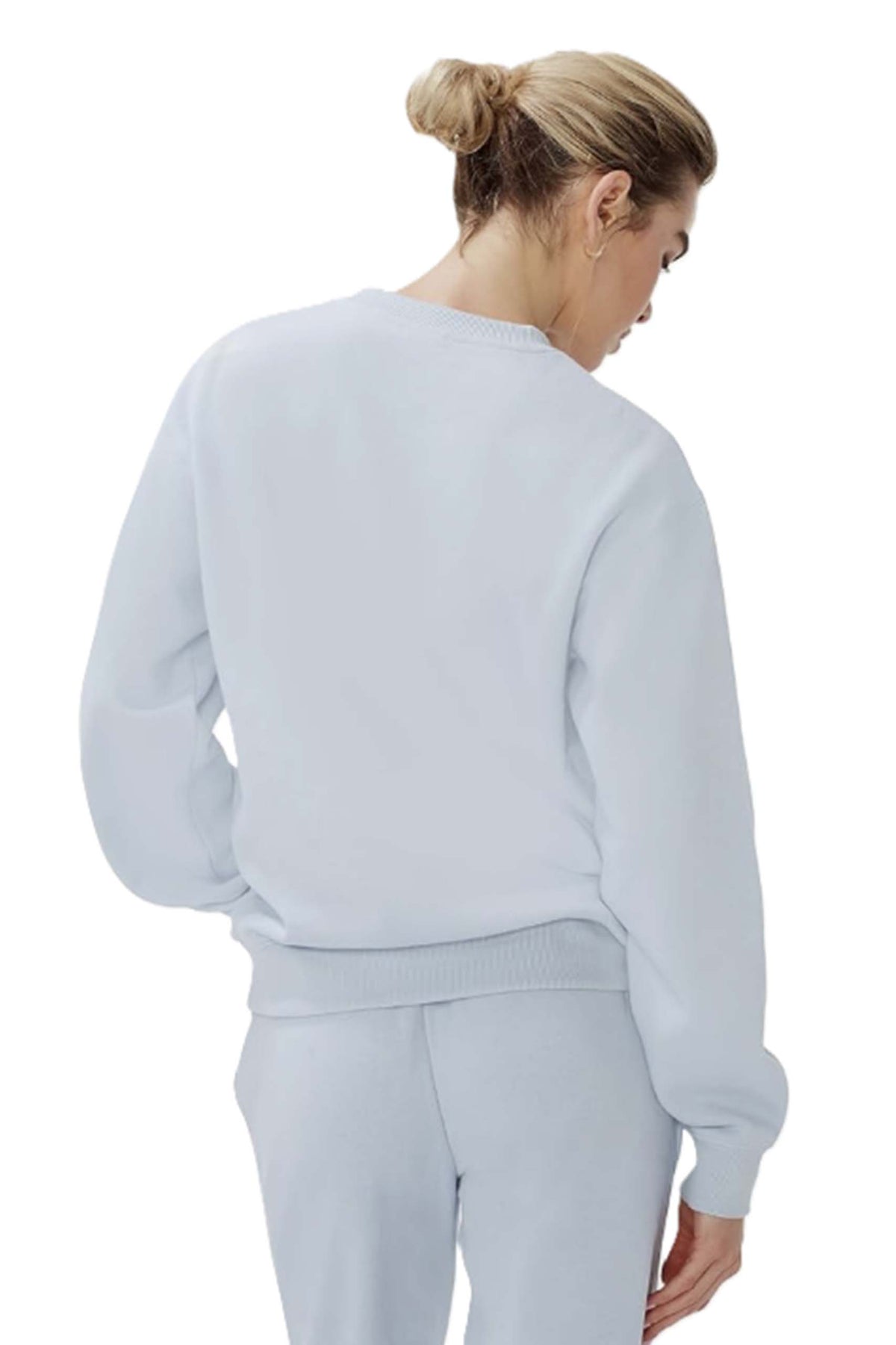 Women's Long Sleeve Crewneck Fleece Pullover Sweatshirt
